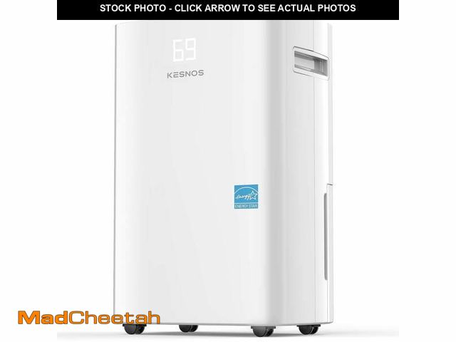 Lot 74-14241994 - Kesnos 52 Pint Dehumidifier for Home &amp; Basements, Energy Star, DOE 16 Pint, 4500 Sq. Ft, Continu...