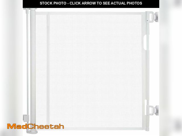 Lot 74-12891424 - 55? Retractable Baby Gate â 34? Tall Extra Wide Pet Gate for Stairs, Hallways and Doorways â Ind...