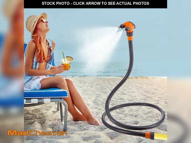 Lot 74-14385925 - TOHONGADON Standing Misters for Outside Patio, Thickened Pipe 360ÃÂ° Adjustable Nozzle Portable Out...