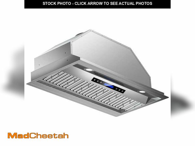 Lot 74-13677768 - INATECK 42 in. 900 CFM Convertible Insert Range Hood with Remote, Touch Control LCD, Long-Term Warra...