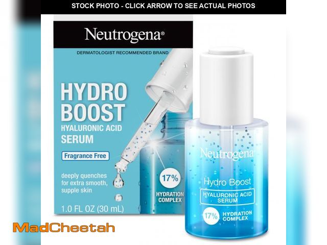 Lot 74-11554212 - Neutrogena Hydro Boost Hyaluronic Acid Serum For Face, Lightweight Daily Hydrating Serum To Revive D...