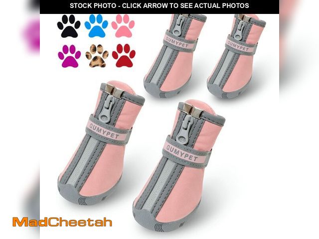 Lot 74-13547585 - QUMY Dog Shoes for Small Dogs, Puppy Dog Boots &amp; Paw Protectors for Winter Snowy Day, Summer Hot...
