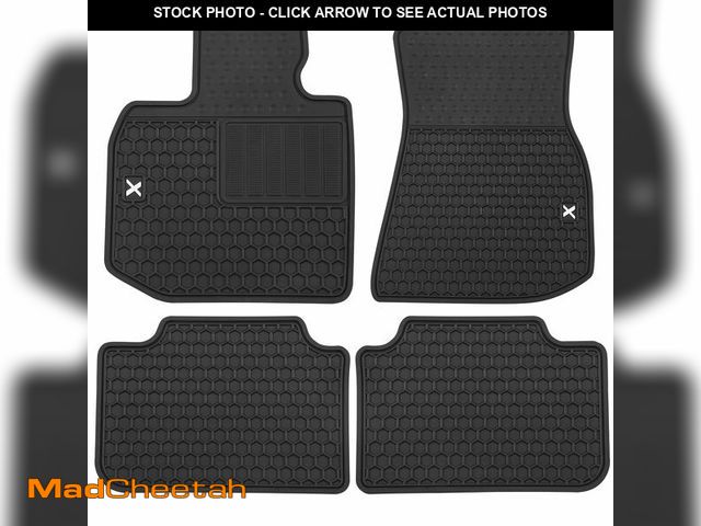Lot 74-13772314 - San Auto Car Floor Mat for BMW X3 G45 2025 2026 Custom Fit Black White Rubber Auto Floor Liners Set ...