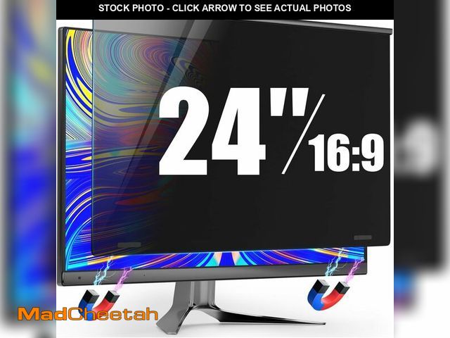 Lot 74-13710086 - Magnetic 24 Inch Privacy Screen for Frameless Monitor 16:9 Aspect Ratio,Hanging Blue Light Screen Pr...