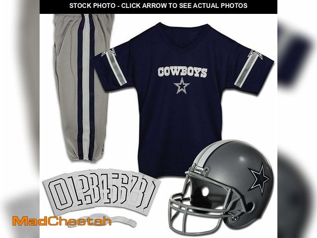 Lot 74-12827800 - Franklin Sports NFL Dallas Cowboys Boy's Uniform Set, Medium - UNUSED