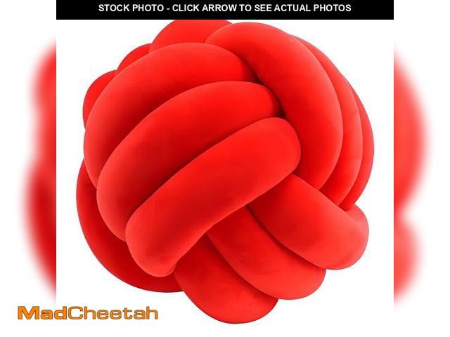 Lot 74-12713638 - KEBAIHUA Knot Ball Pillows, Round Throw Pillow Cushion Home Decoration Soft Plush Pillow, Throw Knot...
