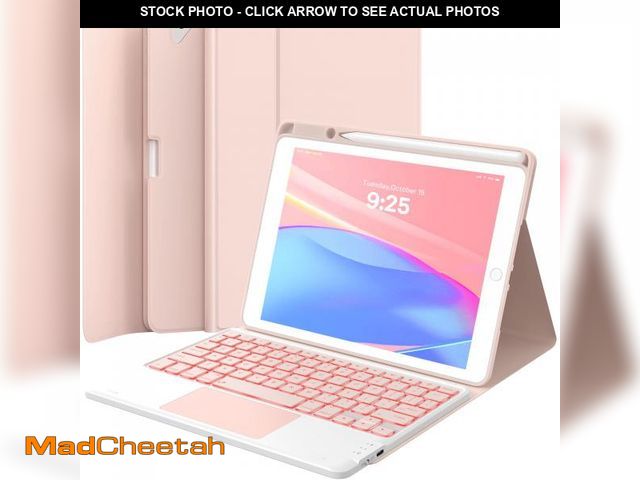 Lot 74-12436714 - GreenLaw Keyboard Case for iPad 9th Generation 10.2", iPad 8th/ 7th/Air 3, Detachable Wireless Keybo...