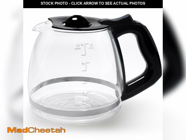 Lot 74-14204995 - 12-Cup Replacement Carafe Compatible with Black and Decker Coffee Maker Model# CM1160B, CM1160W - UN...