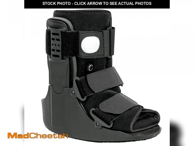 Lot 74-12437771 - Jewlri Air Walking Boot, Fracture Boot Short Walker Protection Fits Left or Right Foot Ankle Support...