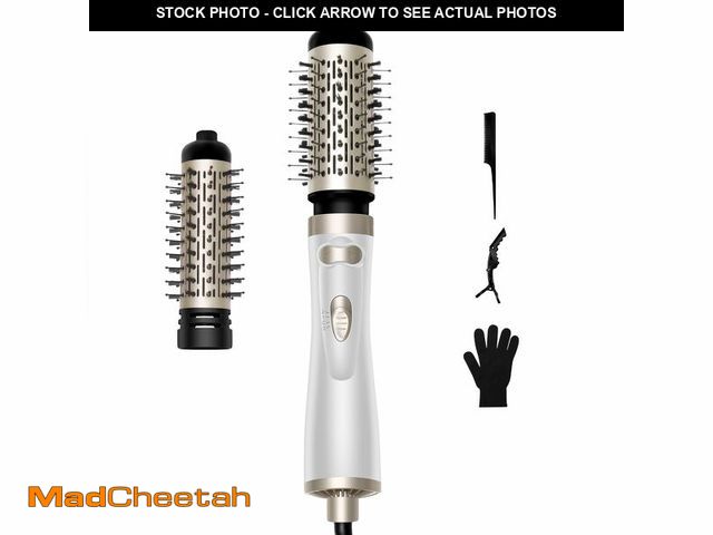 Lot 74-12599615 - 3 in 1 Rotating Hair Dryer Brush, Auto Rotating Blow Dryer Brush Spinning with 2 Brushes (2" &amp; 1...