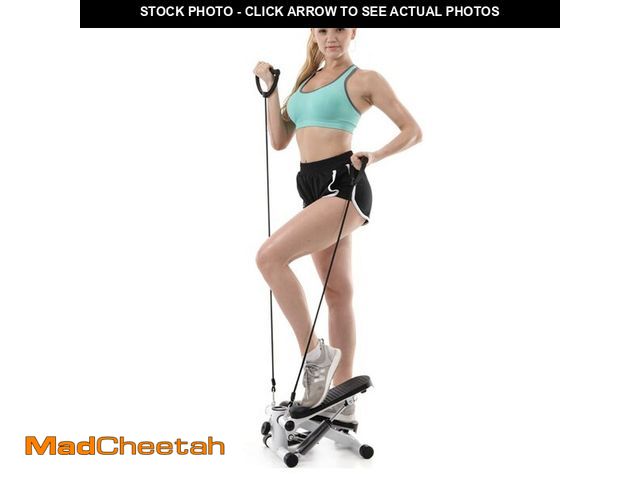 Lot 74-13017513 - HAIZON Mini Step Exercise Stepper with LCD Display, Step Machine with Removable Resistance Band Anti...