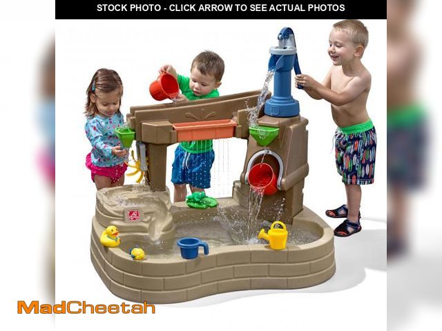 Lot 74-12098520 - Step 2 Pump &amp; Splash Discovery Pond Water Table, Kids Water Sensory Activity Pool, Summer Outdoo...