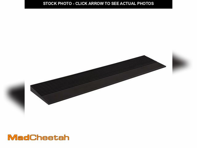 Lot 74-13538913 - 1.2" Rise Threshold Ramps for Doorways, 2000 Lbs Load Capacity, 35.5" Wide Natural Rubber Power Whee...
