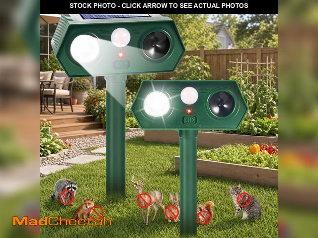 Lot 74-14272521 - Sonic Fortress Pro Deer Repellent Devices, 2026 Racoon Repellent Outdoor Squirrel Fortress Pro Anima...
