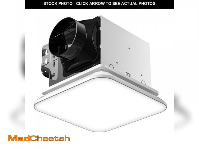 Lot 74-12419113 - Fitop Bathroom Exhaust Fan with Light, 110 CFM 43W Ceiling Mount Shower Ventilation Exhaust with Lig...