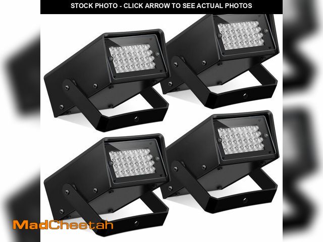 Lot 74-12718099 - Treela 4 Packs Strobe Party Lights, Bright LED Strobe Stage Light Mini Party Lights Adjustable Flash...