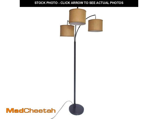 Lot 74-12557109 - Adesso 80 in. Antique Bronze 3 Arc Floor Lamp - UNUSED