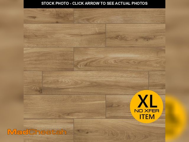 Lot 74-13021174 - Florida Tile Home Collection Beautiful Wood Oak Brown 8 in. x 36 in. Matte Porcelain Floor and Wall ...