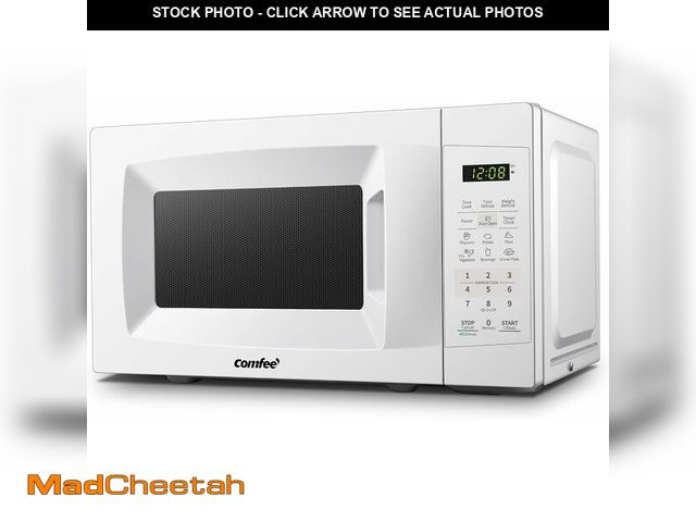 Lot 74-14347673 - COMFEE' EM720CPL-PM Countertop Microwave Oven with Sound On/Off, ECO Mode and Easy One-Touch Buttons...