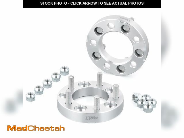 Lot 74-12976174 - Orion Motor Tech 5x4.5 Wheel Spacers, 1 Inch Spacers with 1/2-20 Studs Compatible with Jeep Wrangler...