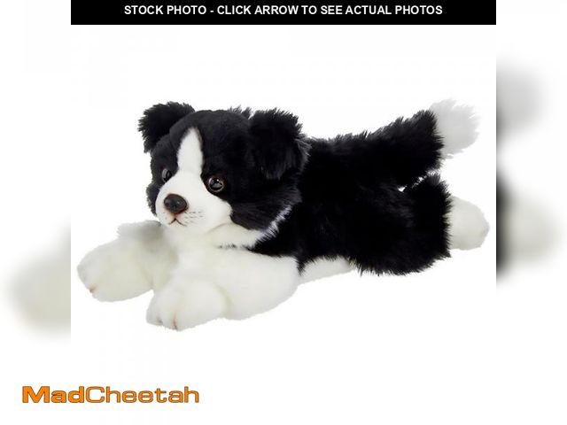 Lot 74-12433367 - Bearington Dog Stuffed Animal Realistic Dog Plush Border Collie Shep Cute Plushies for Kids Boys &am...