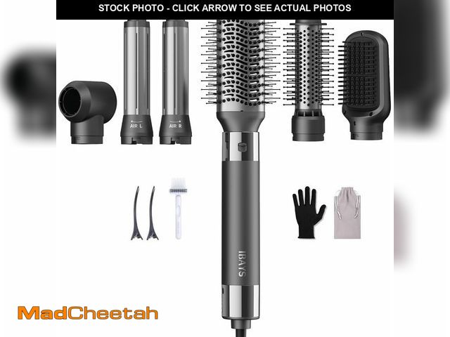 Lot 74-12454767 - IBAYS Hair Dryer Brush 6 in 1 Professional Hot Air Styler, 110,000 RPM High-Speed Negative Ionic Hai...