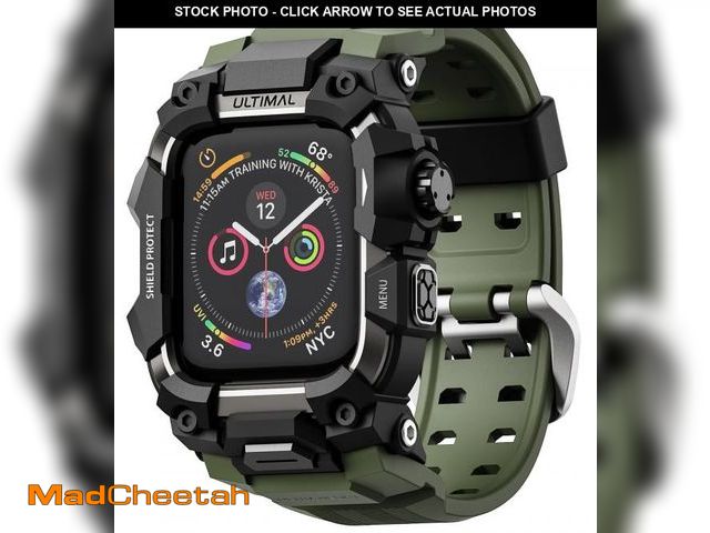 Lot 74-11985314 - ULTIMAL Rugged Case with Band for Apple Watch 44mm,Compatible with Apple Watch Series SE/SE 2nd Gene...