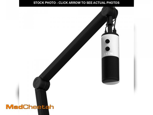 Lot 74-12098401 - NZXT Boom Arm - AP-BOOMA-B1 - Streaming Microphone Boom Arm - Discreetly Store USB &amp; XLR Cables ...