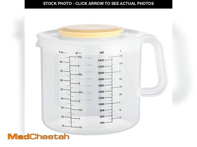Lot 74-14272978 - Taxinyx Measuring Cup 2.5L Baking Measuring Cup Scale Mixing Bowl with Lid Home Mixing Cup - USED