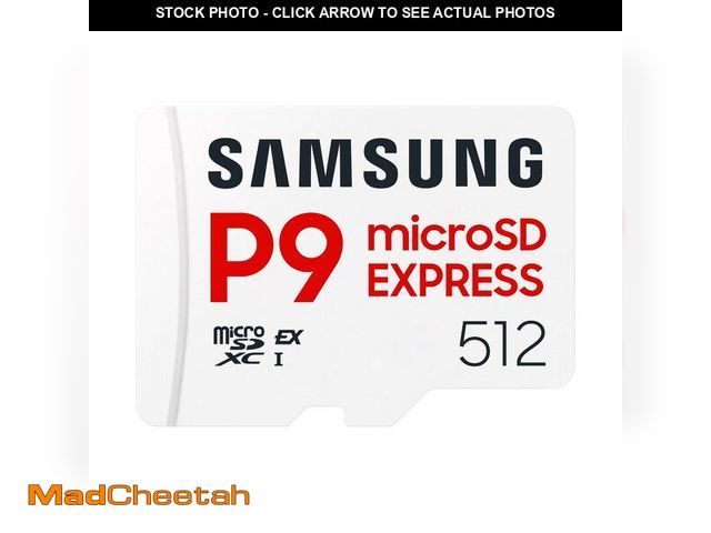 Lot 74-13629745 - Samsung P9 Express microSD Express Card, 512GB microSDXC Memory Card, Up to 800 MB/s, for Nintendo-S...