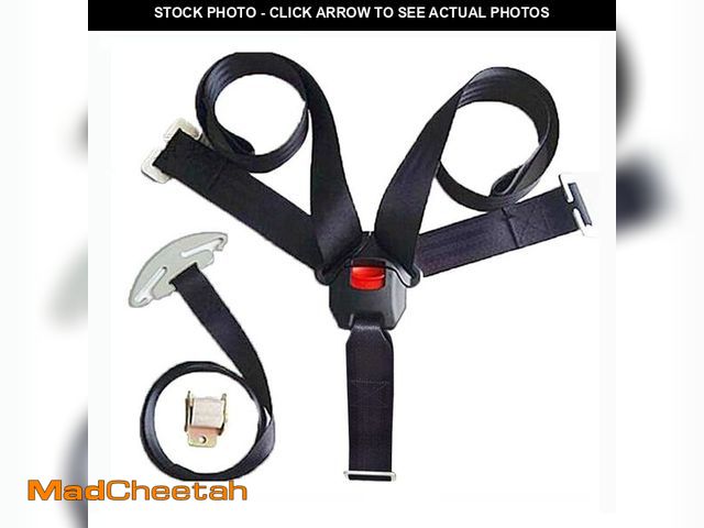 Lot 74-12608588 - Universal Baby Highchair Stroller Pushchair 5pt 5 Point Harness with Locking Buckle Adjustable Strap...