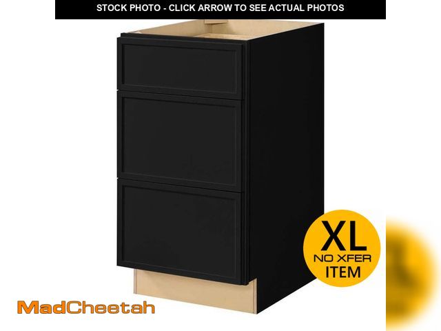 Lot 74-12932584 - Hampton Bay Leyton 24 in. W x 24 in. D x 34.5 in. H Ready to Assemble Plywood Slim Shaker Drawer Bas...