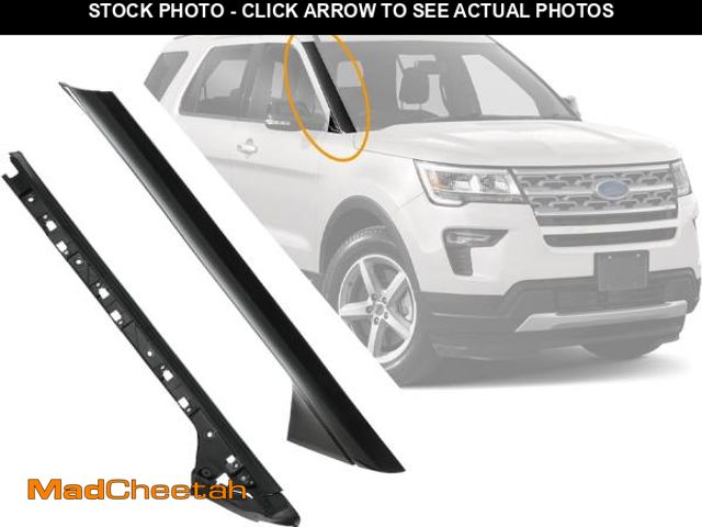 Lot 74-12153944 - Windshield Trim Molding A-Pillar Set, Compatible with 2011-2019 Ford Explorer,Front Outer &amp; Inne...