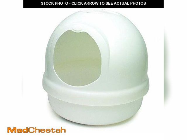 Lot 74-12829133 - Petmate Booda Dome Litter Box, white - UNUSED