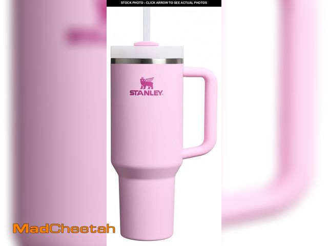 Lot 74-12121294 - Stanley Quencher H2.0 Tumbler with Handle and Straw 40 oz | Flowstate 3-Position Lid | Cup Holder Co...