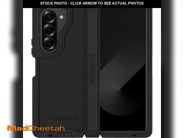 Lot 74-11554806 - OtterBox Galaxy Z Fold6 Defender Series XT Case - Black, screenless, Rugged Hinge Protection, Lanyar...