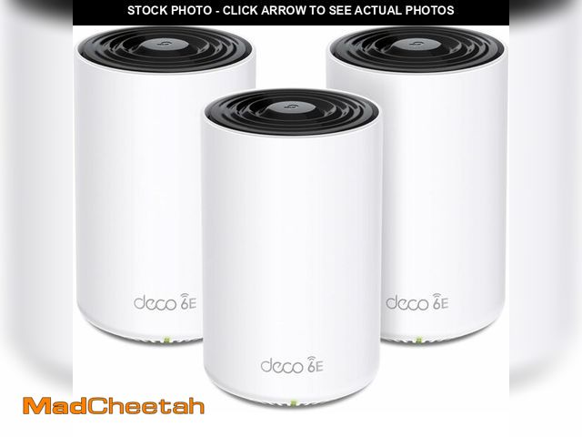 Lot 74-14591604 - TP-Link Deco XE70 Pro AXE4900 Tri-Band WiFi 6E Mesh WiFi System - 2.5G WAN/LAN Ports, 4.9 Gbps Wi-Fi...