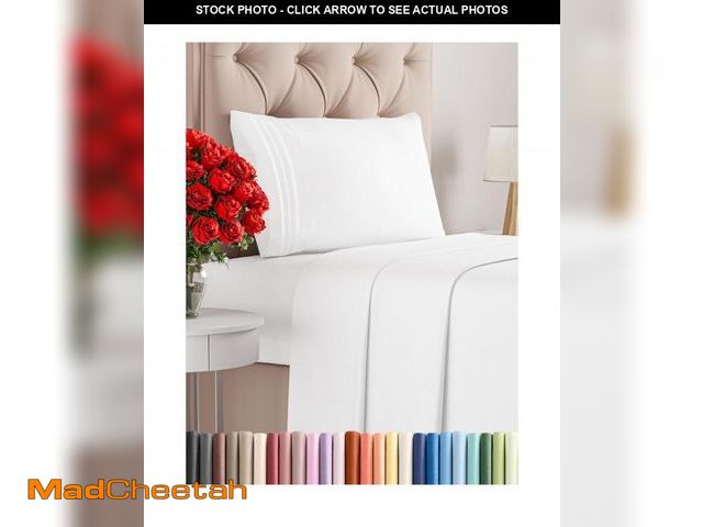Lot 74-12122321 - Twin XL Size 3 Piece Sheet Set - Comfy Breathable &amp; Cooling Bed Sheets Set - Hotel Luxury Beddin...