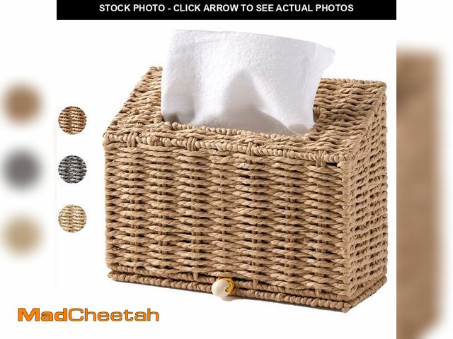 Lot 74-14303361 - Unjumbly Hand Towel Box Cover, Designed for Kleenex Disposable Hand Towels, Paper Rope Tissue Box fo...