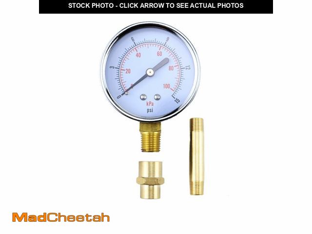 Lot 74-13545509 - lrnyso heaters Oil Burner Pumps Test Gauge HA1180 G14490 0-15 psi 2.5" fits ProTemp, Master, Remingt...