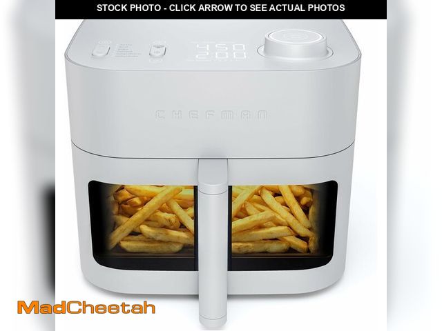 Lot 74-13926925 - Chefman Crispinator Air Fryer 6-in-1 with 8 Qt capacity, 450 degreeF Max Temp with TurboFry Pro Tech...