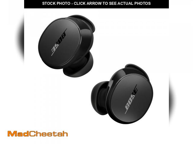 Lot 74-12405924 - (MISSING CHARGER) Bose QuietComfort Earbuds, Wireless Noise Cancelling Earbuds, Black - USED