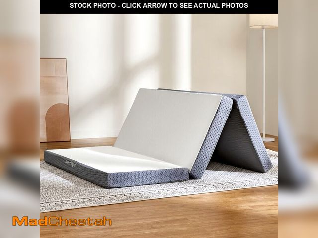 Lot 74-13800941 - Sweetnight Tri Folding Mattress - 4-inch Foldable Mattress with a Collapsible and Washable Cover | M...