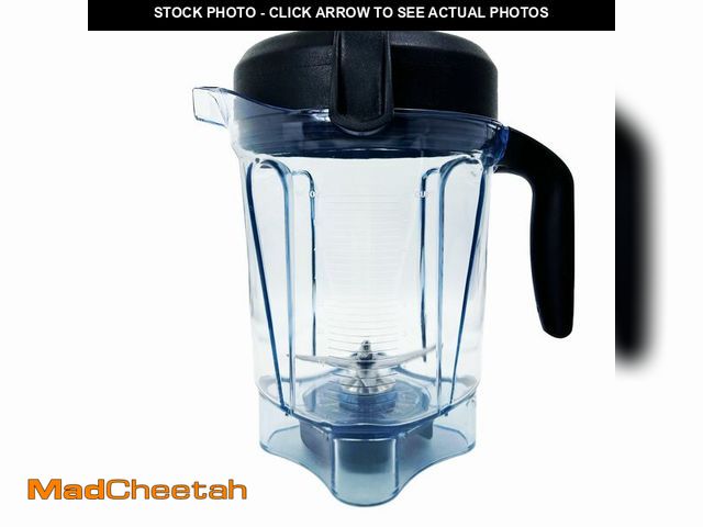 Lot 74-13622651 - Blender Pitcher 64oz Low-Profile, Replacement Pitcher Container Compatible with Vitamix 750 5300 520...