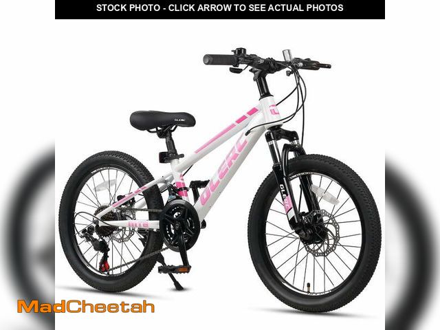 Lot 74-12985224 - Glerc Skyline 20 Inch Kids Mountain Bike for Boys Girls 6 7 8 9 10 11 12 Years Old, 21-Speed Kid Bic...