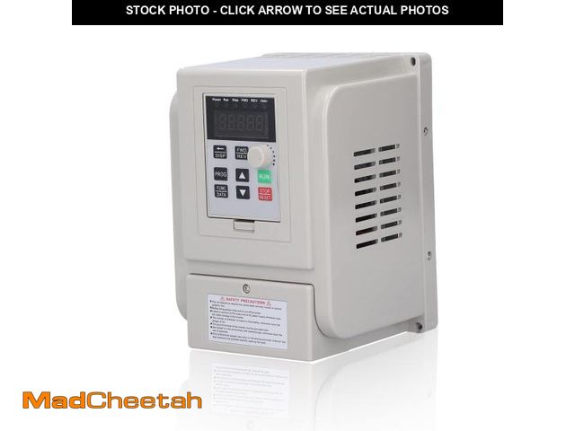 Lot 74-12222440 - Wisoqu VFD Variable Frequency Drive,SingleÃ¢â¬âPhase 110VAC Input 3Ã¢â¬âPhase 220VAC Output Va...