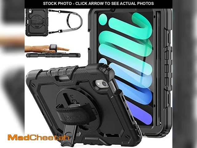 Lot 74-12331529 - SEYMAC stock Case for iPad mini 7 (A17 Pro) 2024/ Mini 6 8.3'' with Screen Protector Pencil Holder [...