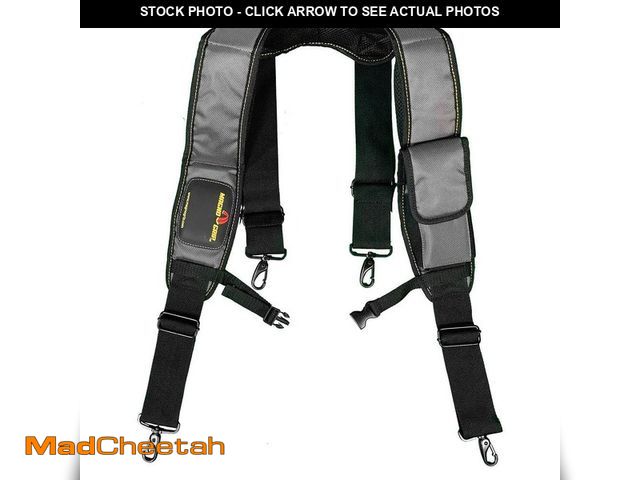Lot 74-14314915 - MagnoGrip Padded Suspenders with Smart Phone Pouch - USED