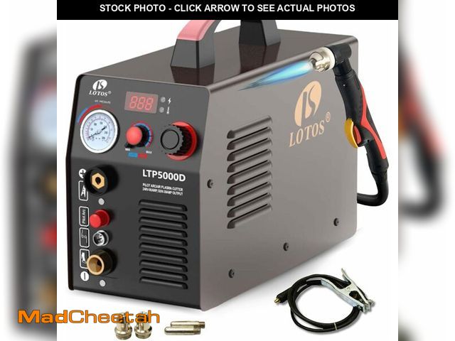 Lot 74-13042214 - LOTOS LTP5000D Plasma Cutter, 2024 Upgraded 5/8" 16mm Clean Cut 3/4" 20mm Severance Cut 50A Non-Touc...