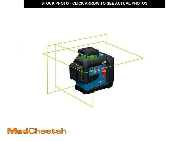 Lot 74-12777045 - Bosch 260 ft. Green Self Leveling Line Laser Level, Fine Adjustment Mount and Hard Carrying Case - U...